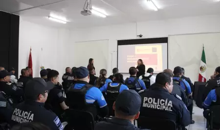 Capacitaciones a elementos de Seguridad Pblica de Ensenada