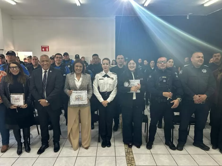 Capacitaciones a elementos de Seguridad Pblica de Ensenada