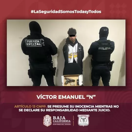 Detienen a hombre que hiri de bala a otra persona