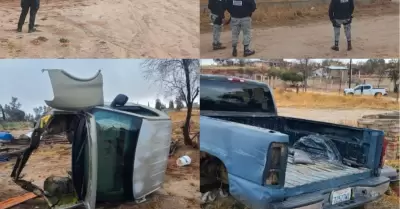 Aseguran predio en Tecate con vehculos robados