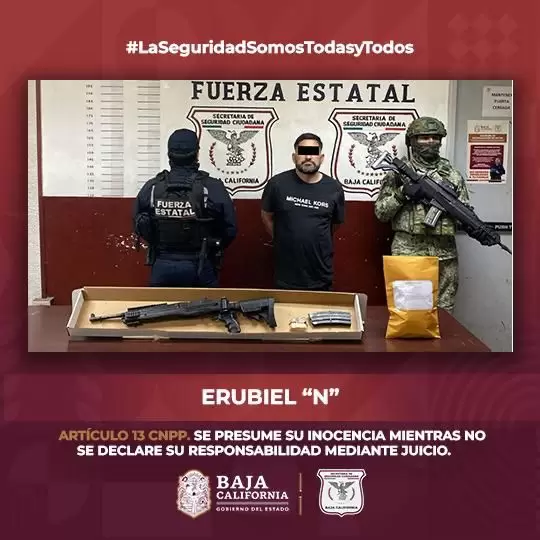 Decomisos de armas de fuego y drogas