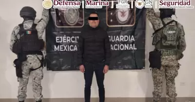 Capturan a Kevin Alonso, "El 200", quien es identificado como jefe de seguridad 