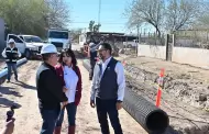 Ms del 22 % de avance presenta la obra de drenaje pluvial en la Colonia San Pablo en la zona de santorales