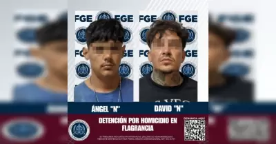 2 hombres por homicidio en flagrancia