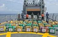 Marina asegura en la mar cerca de dos toneladas de presunta cocana, frente a las costas de Chiapas