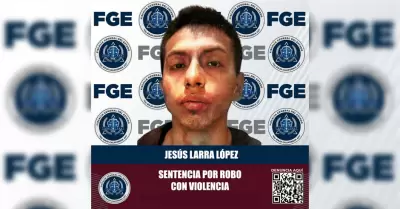 Sentencia contra individuo por robo con violencia