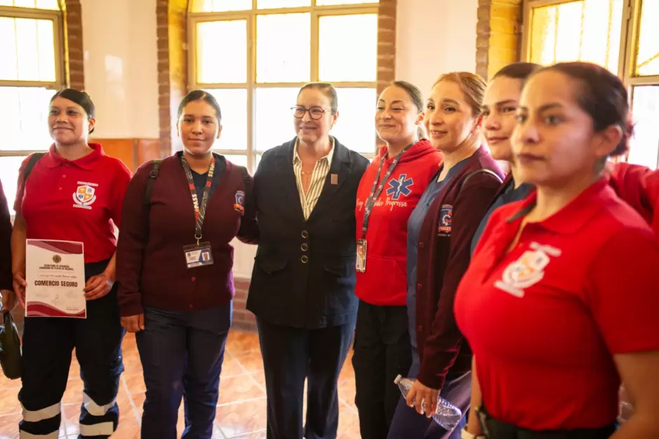 Clausura del taller Comercio Seguro