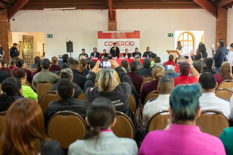 Clausura del taller Comercio Seguro