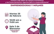 Inmujer invita a emprendedoras y MIPyMES a pltica sobre apoyos econmicos