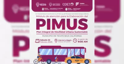 Plan Integral de Movilidad Urbana Sustentable en Tecate