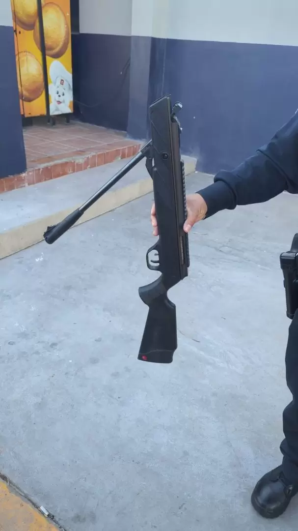 Detenido por portar rifle de postas en Mexicali