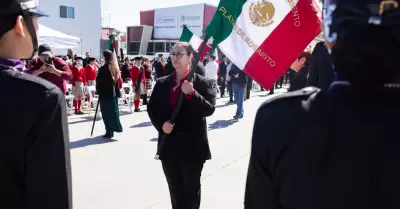 Jornada cvica con motivo del 24 de febrero, Da de la Bandera Nacional