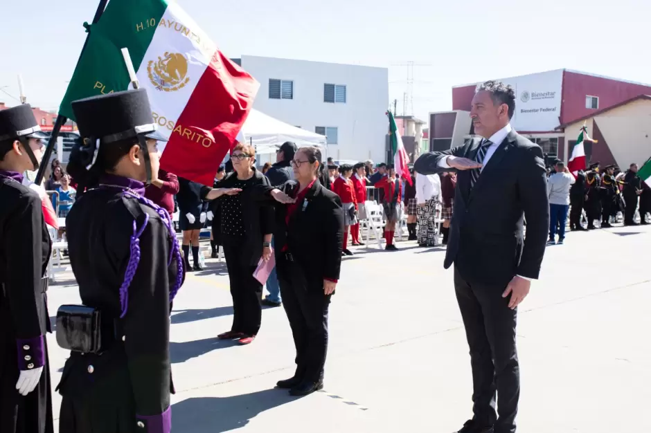 Jornada cvica con motivo del 24 de febrero, Da de la Bandera Nacional