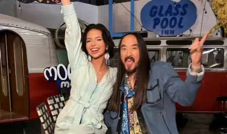 ngela Aguilar y Steve Aoki