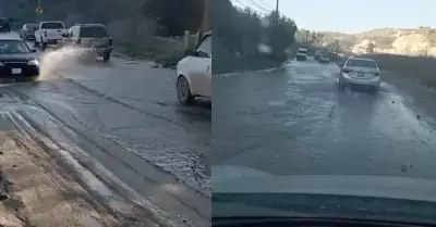 Fuga de agua en el Can del Sinz gener corriente de gran intensidad