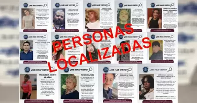 FGE localiza a 14 personas reportadas como desaparecidas