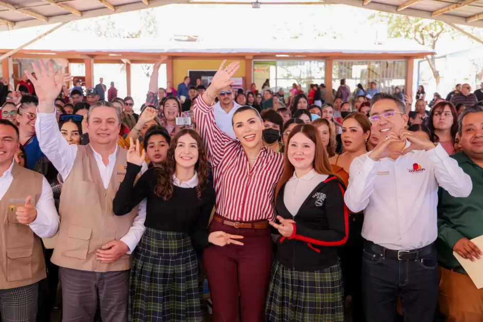 Refuerza gobernadora Marina del Pilar compromiso con la educacin en Valle de Mexicali