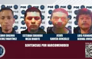 La FGE logra sentencias para cuatro sujetos por narcomenudeo