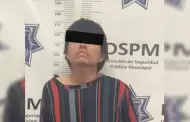 Detienen a hombre con arma blanca y orden de aprehensin por robo con violencia