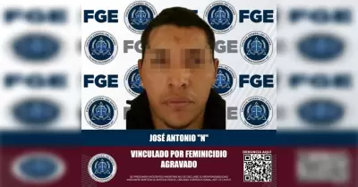 Hombre por el delito de feminicidio agravado