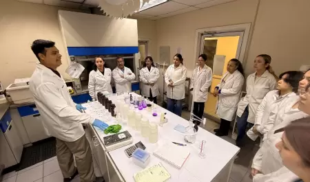 Estudiantes de ingeniera qumica del ITM