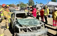 Bomberos de Tecate se capacitan en extraccin vehicular para salvar ms vidas