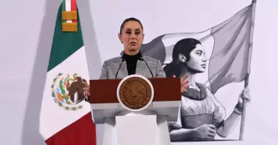 Claudia Sheinbaum desde Palacio Nacional.