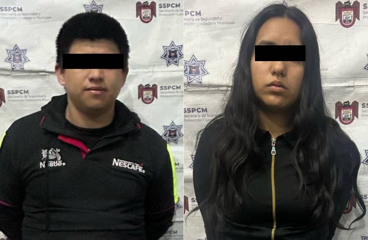 Policía Municipal detiene a pareja como presuntos responsables de la ...
