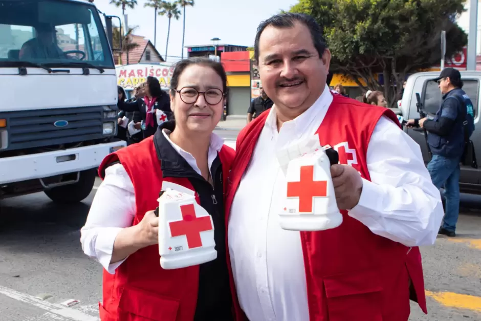 Colecta Cruz Roja Rosarito