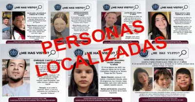 Localiza a nueve personas reportadas