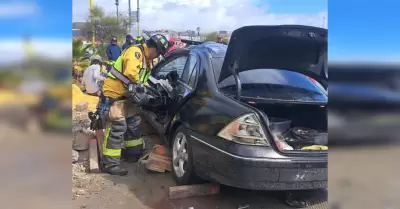 Bomberos choque