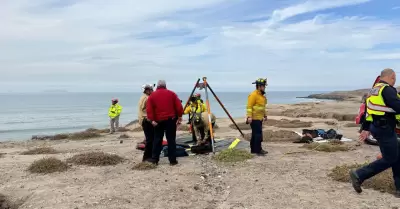 Cuerpo del menor extraviado