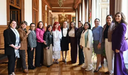 Marina del Pilar Avila Olmeda se reuni con la presidenta de Mxico