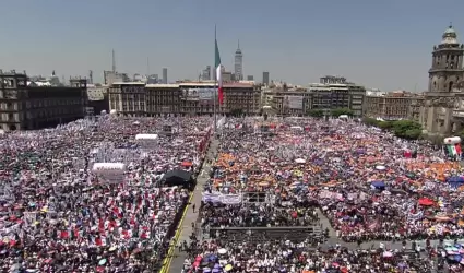 Evento de Sheinbaum en el Zcalo