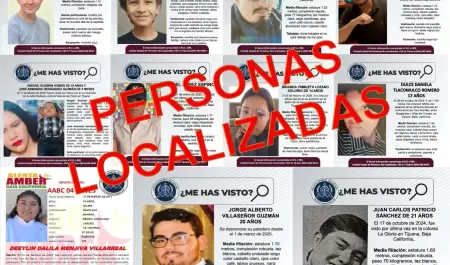 Localizan a doce personas reportadas como desaparecidas