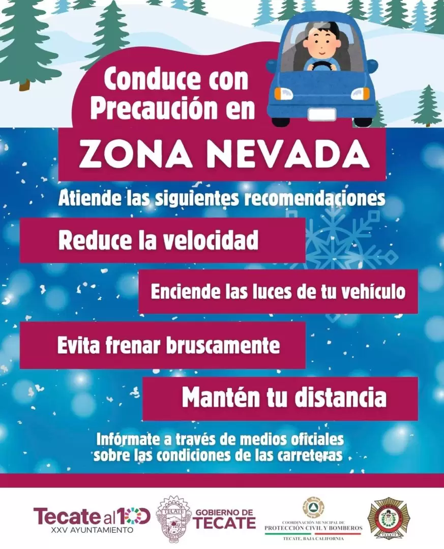 Pronstico de lluvias y fuertes vientos