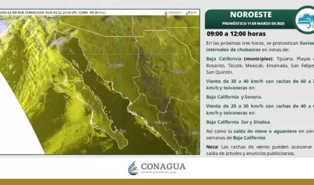 Reitera Gobierno de Ensenada recomendaciones ante lluvias