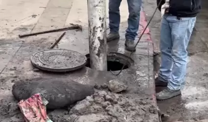 Limpieza de alcantarillas pluviales