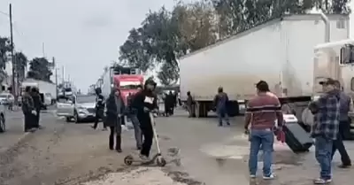 Bloqueo al Aeropuerto de Tijuana