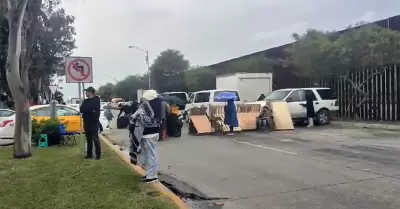 Bloqueo al Aeropuerto de Tijuana