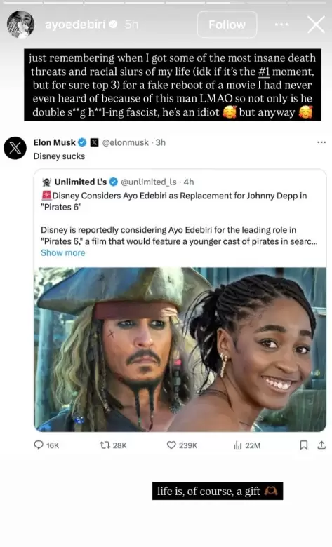 Historia de Ayo Edebiri