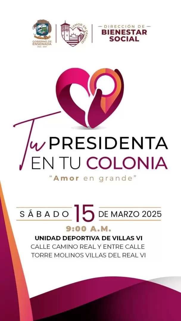 Jornada "Tu Presidenta en Tu Colonia"