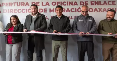 Inauguracin de la Oficina de Enlace de la Direccin de Migracin Oaxaquea en T