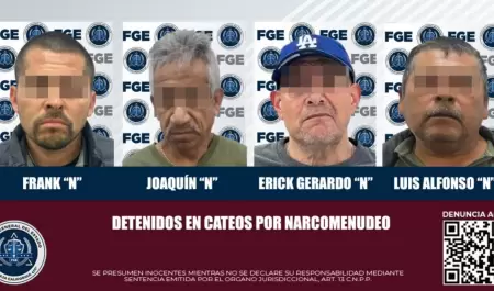 Detenidos tras cateos por narcomenudeo