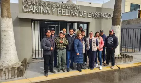 Personal del Centro de Atencin Canina y Felina de Ensenada