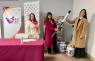 Entrega Comit de Damas de CMIC calentones para las instalaciones del DIF