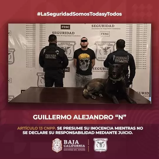 Hombre con orden de aprehensin vigente en Baja California