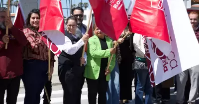 Banderazo de arranque de obra de regeneracin urbana en Bulevar Popotla