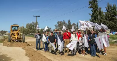 Arranca Alcalde Romn Cota Programa de Motoconformado en Delegacin Mi Ranchito