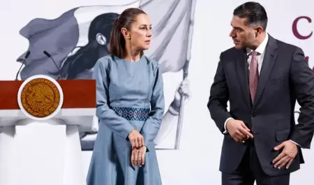 Claudia Sheinbaum y Omar Garca Harfuch